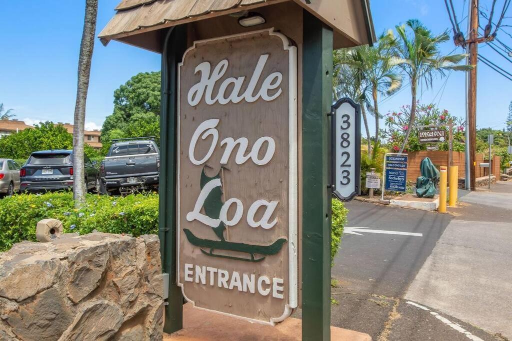 Apartamento Hale Ono Loa 403- Top Floor, Ocean View, & Complete Modern Remodel Kahana Exterior foto