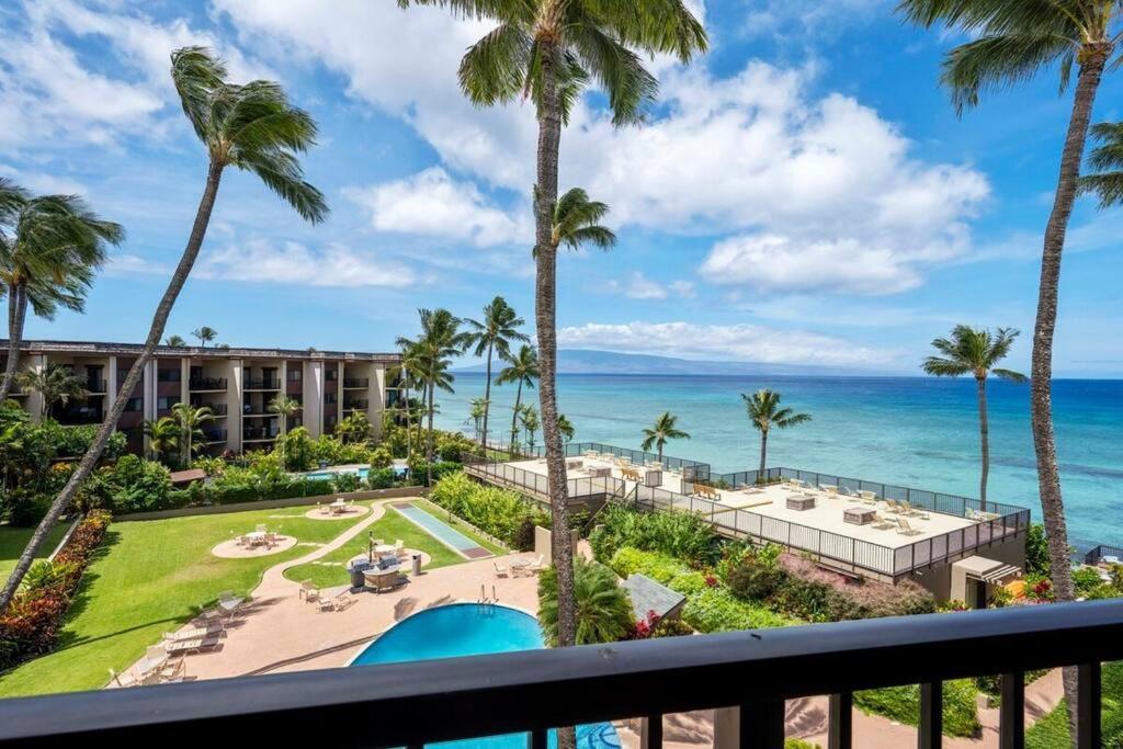 Apartamento Hale Ono Loa 403- Top Floor, Ocean View, & Complete Modern Remodel Kahana Exterior foto